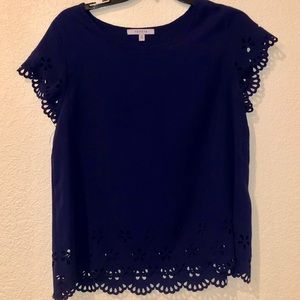 Navy blue blouse